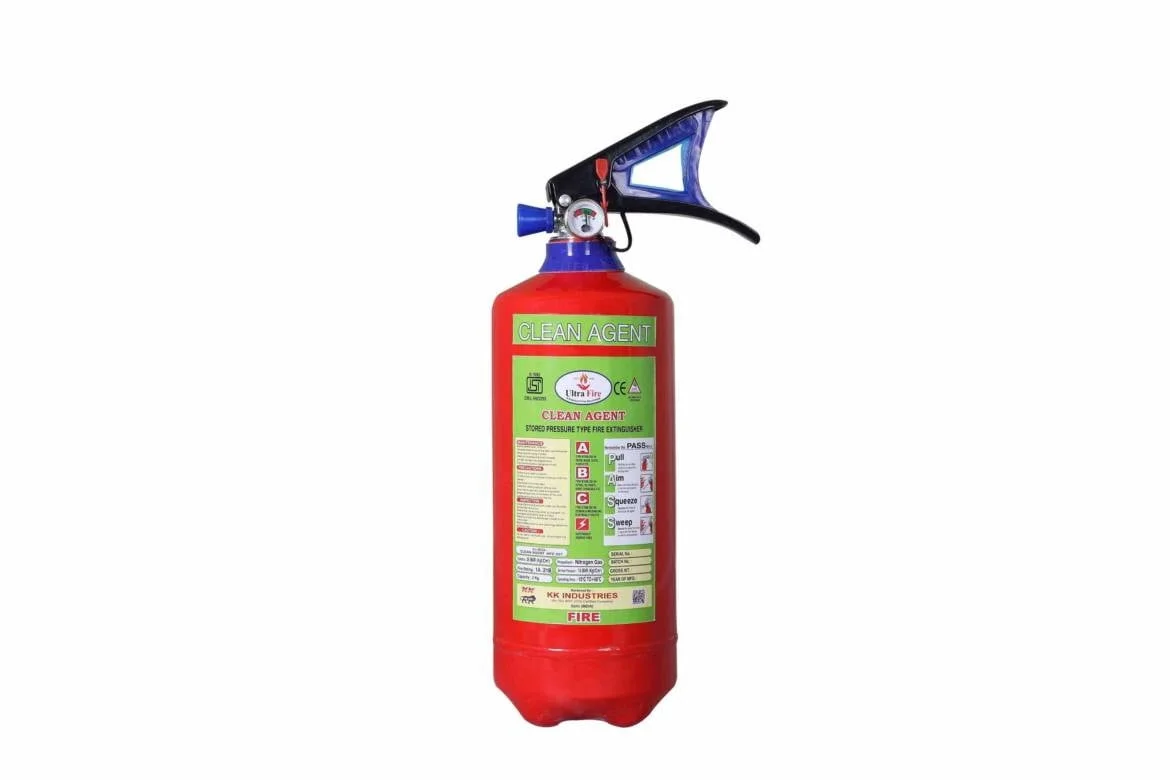 CLEAN AGENT Type (Stored Pressure) Fire Extinguisher -2 Kg