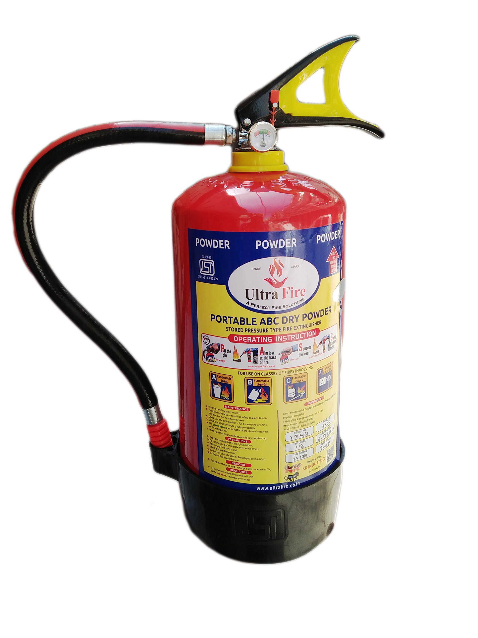 ABC 4 kg Ultra Fire Powder Type Fire Extinguisher